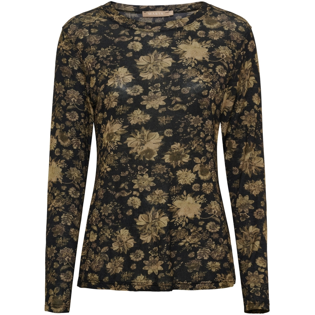 MARTA DU CHATEAU Marta du Chateau dame bluse top MdcElissa 7914 Top Nero11279tpd