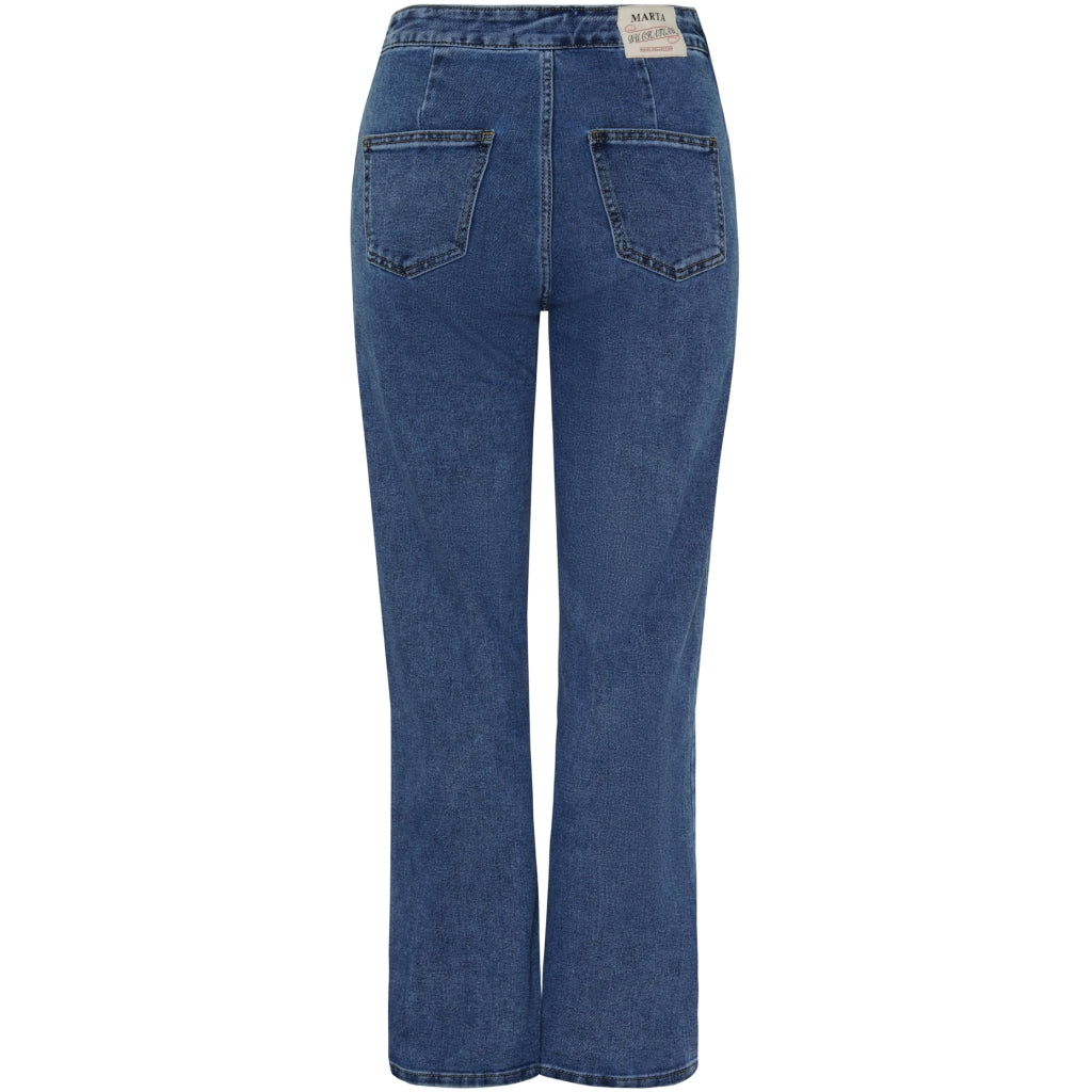 MARTA DU CHATEAU Marta du Chateau dame bukser MdcAgustina Mdc172-26181 Jeans Dark Blue Denim