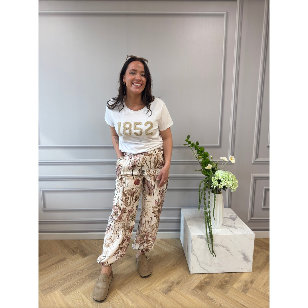 MARTA DU CHATEAU Marta du Chateau dame bukser MdcAmalie 6893 Pant BeigeXPA5021