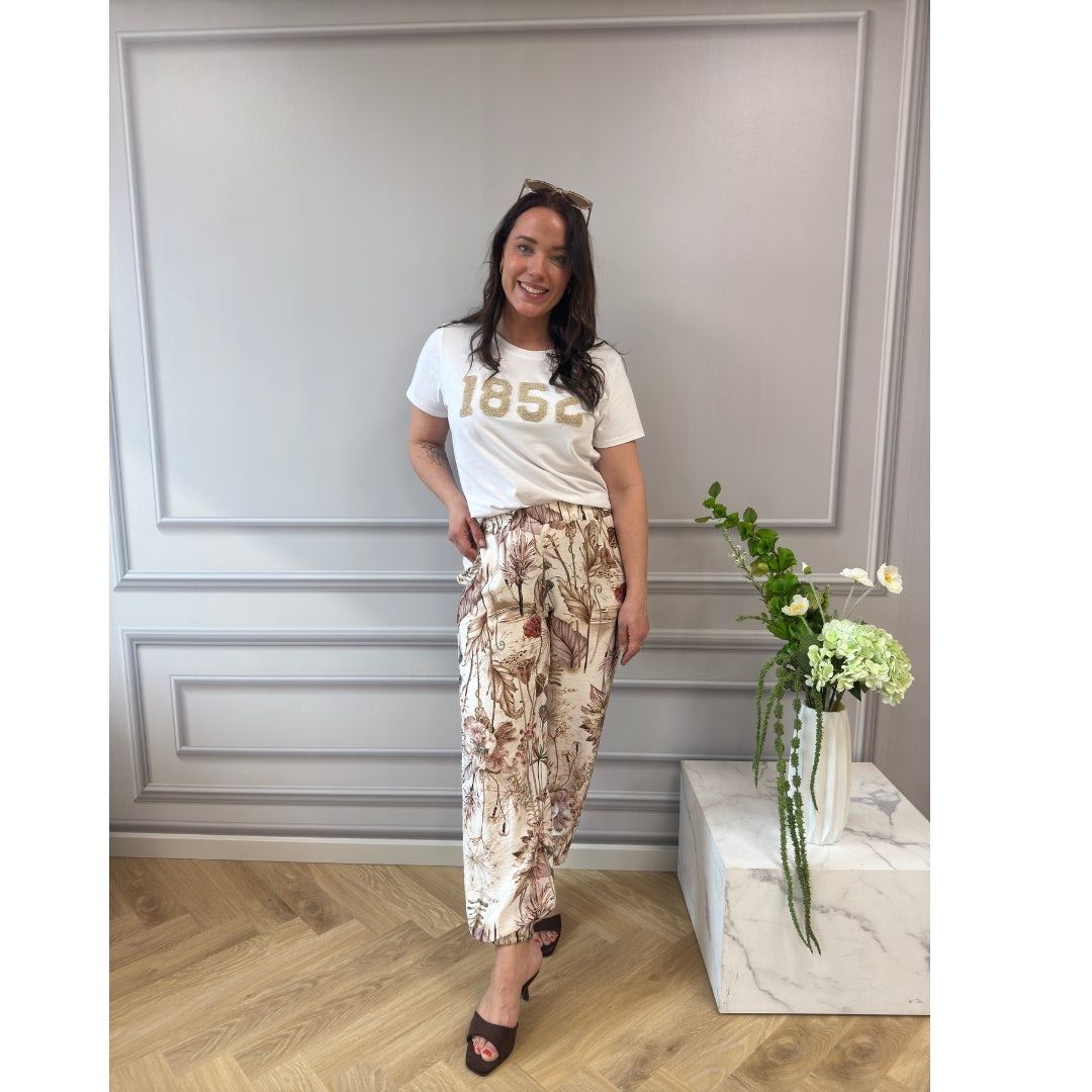 MARTA DU CHATEAU Marta du Chateau dame bukser MdcAmalie 6893 Pant BeigeXPA5021