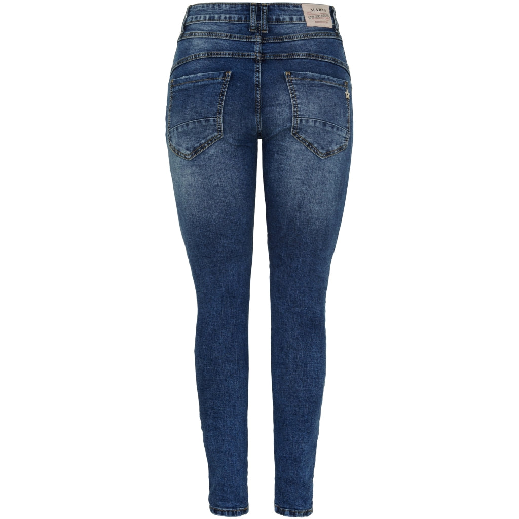 MARTA DU CHATEAU Marta du Chateau dame bukser MdcAna Mdc176-26164 Jeans Dark Blue Denim