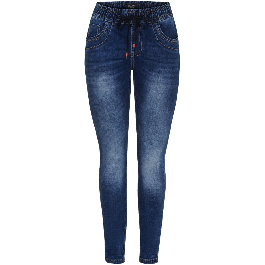 MARTA DU CHATEAU Marta du Chateau dame bukser MdcArcelia Mdc177-26174 Jeans Dark Blue Denim