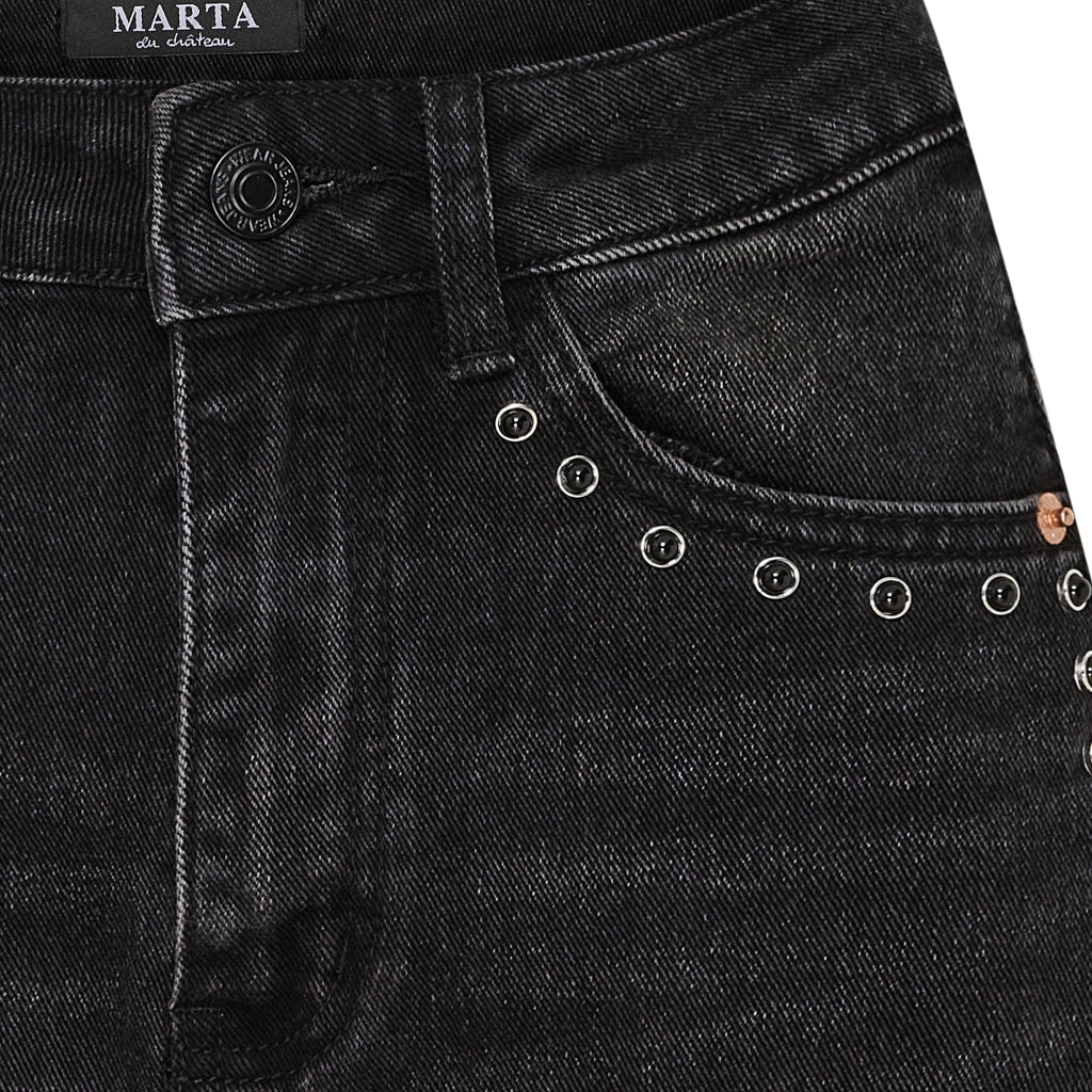 MARTA DU CHATEAU Marta du Chateau dame bukser MdcBitten MDC226-8605 Jeans Black