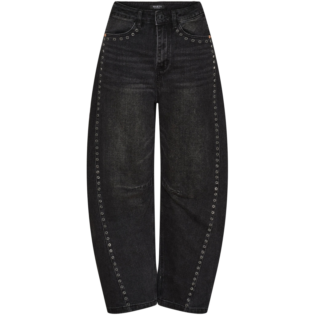 MARTA DU CHATEAU Marta du Chateau dame bukser MdcBitten MDC226-8605 Jeans Black