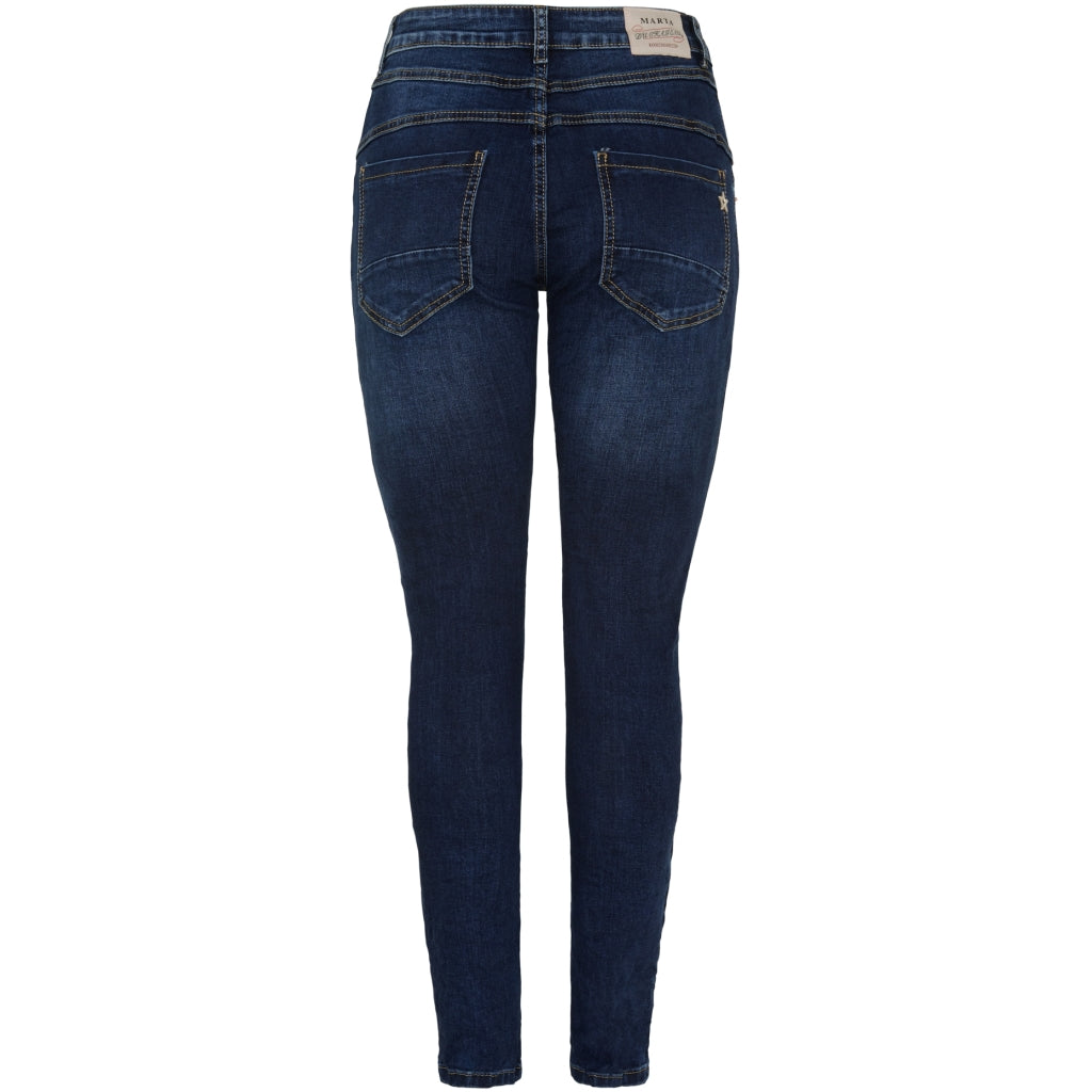 MARTA DU CHATEAU Marta du Chateau dame bukser MdcCarina Mdc180-2586 Jeans Dark Blue Denim