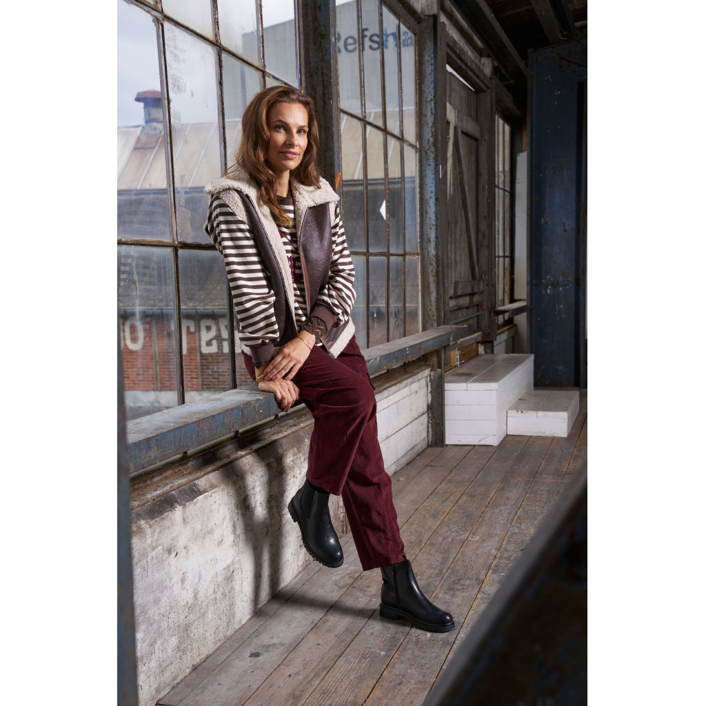 MARTA DU CHATEAU Marta du Chateau dame bukser MdcEclipse 256422 Pant Bordeaux6269