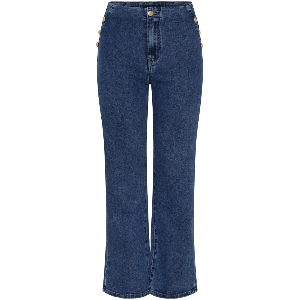 MARTA DU CHATEAU Marta du Chateau dame bukser MdcElvira Mdc184-26182 Jeans Dark Blue Denim