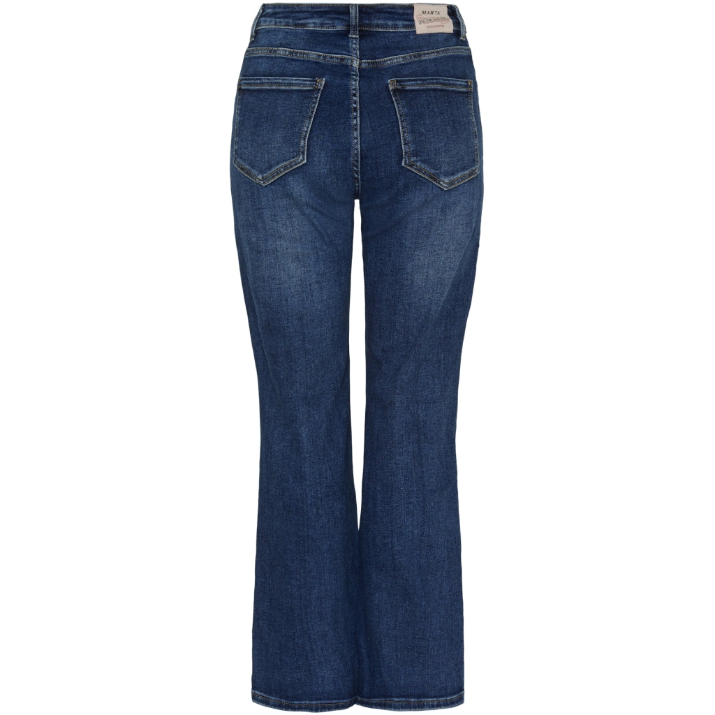 MARTA DU CHATEAU Marta du Chateau dame bukser MdcEsma Mdc186-26177 Jeans Dark Blue Denim