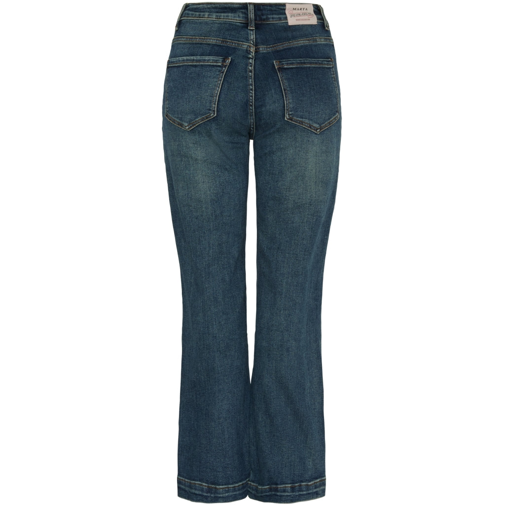 MARTA DU CHATEAU Marta du Chateau dame bukser MdcEsmerelda Mdc187-26179 Jeans Dark Blue Denim