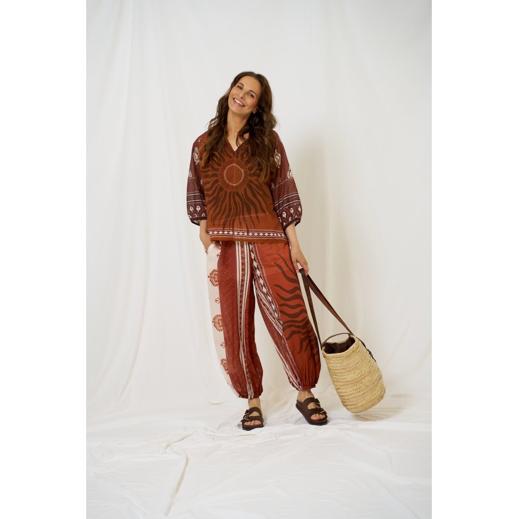 MARTA DU CHATEAU Marta du Chateau dame bukser MdcFiorenza 56691M Pant Brown