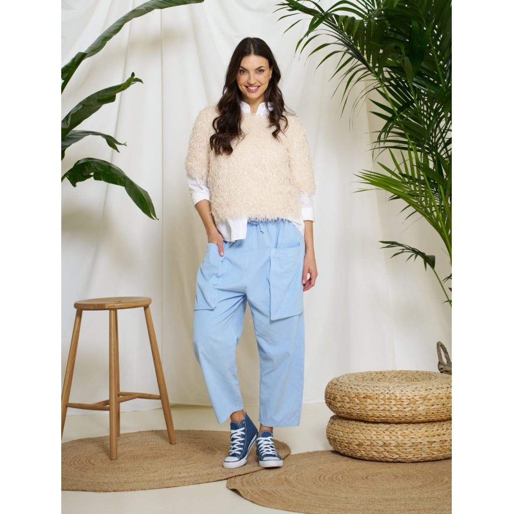 MARTA DU CHATEAU Marta du Chateau dame bukser MdcFlorence 62786 Pant Celeste2389