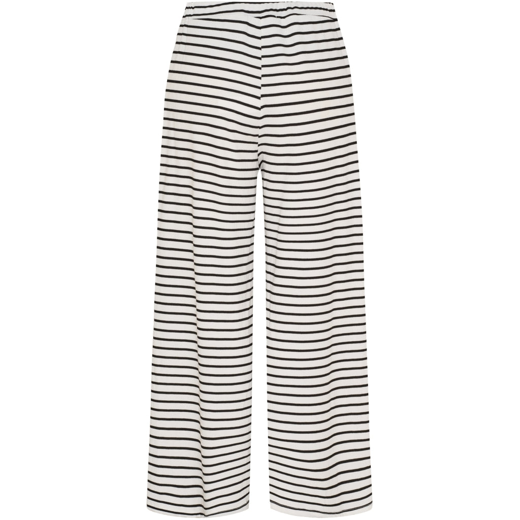 MARTA DU CHATEAU Marta du Chateau dame bukser MdcMireya 22611 Pant White/Black Stripe