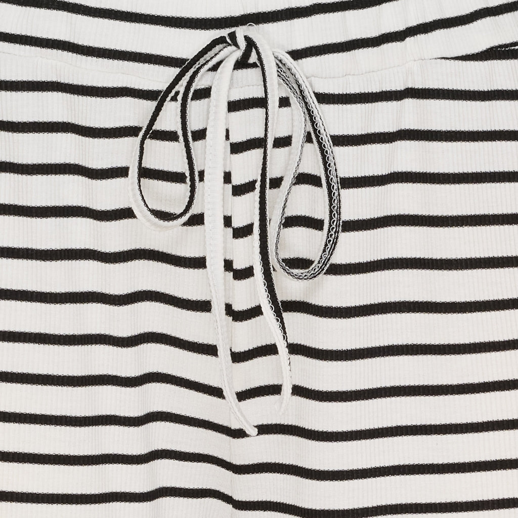 MARTA DU CHATEAU Marta du Chateau dame bukser MdcMireya 22611 Pant White/Black Stripe