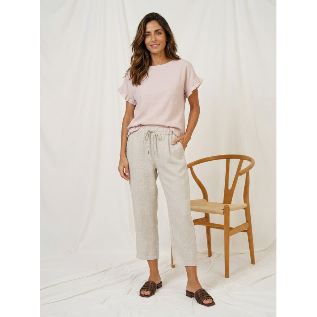 MARTA DU CHATEAU Marta du Chateau dame bukser MdcMiva 62657L Pant Sabbia