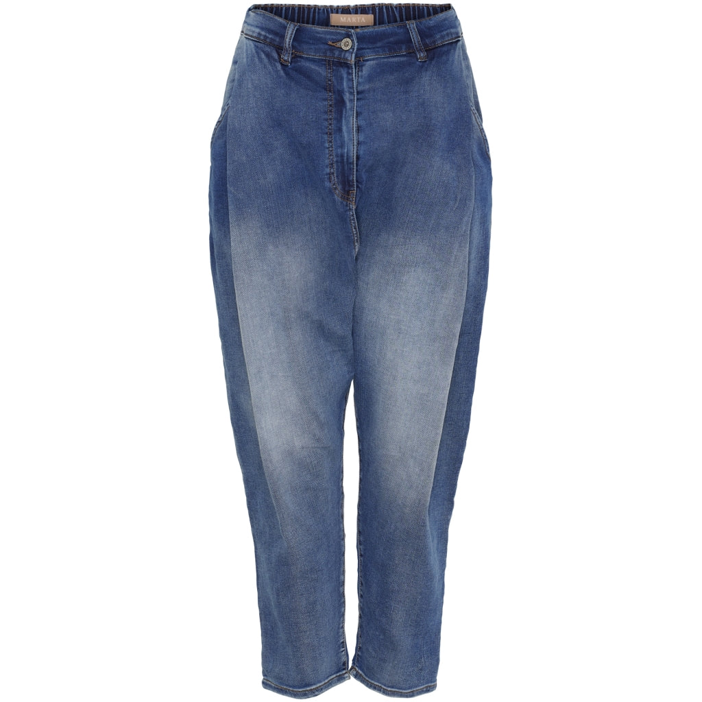 MARTA DU CHATEAU Marta du Chateau dame bukser MdcOttavia MDC223-1784 Jeans Blue Denim