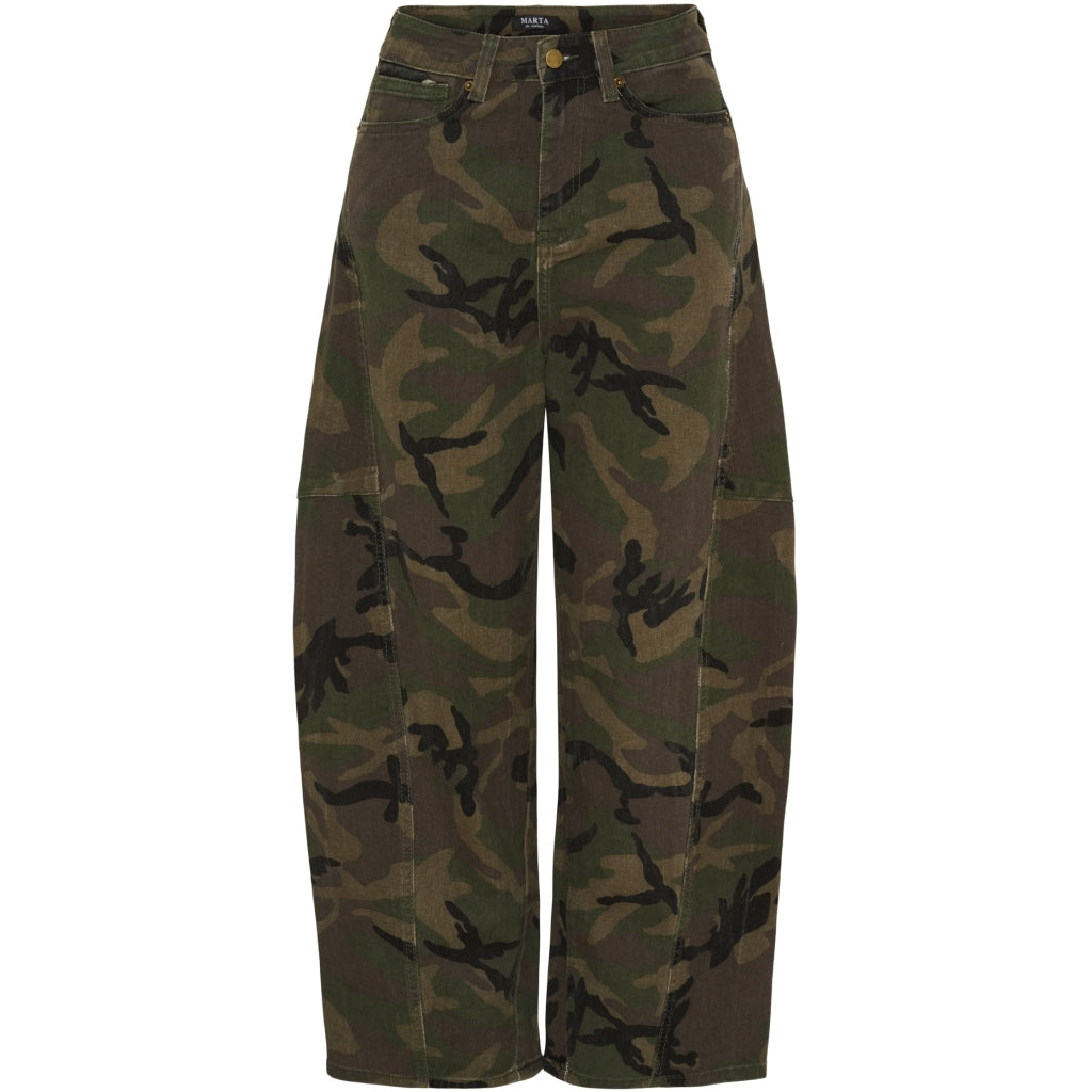 MARTA DU CHATEAU Marta du Chateau dame bukser MdcParis MDC232-JP9305 Jeans Camo