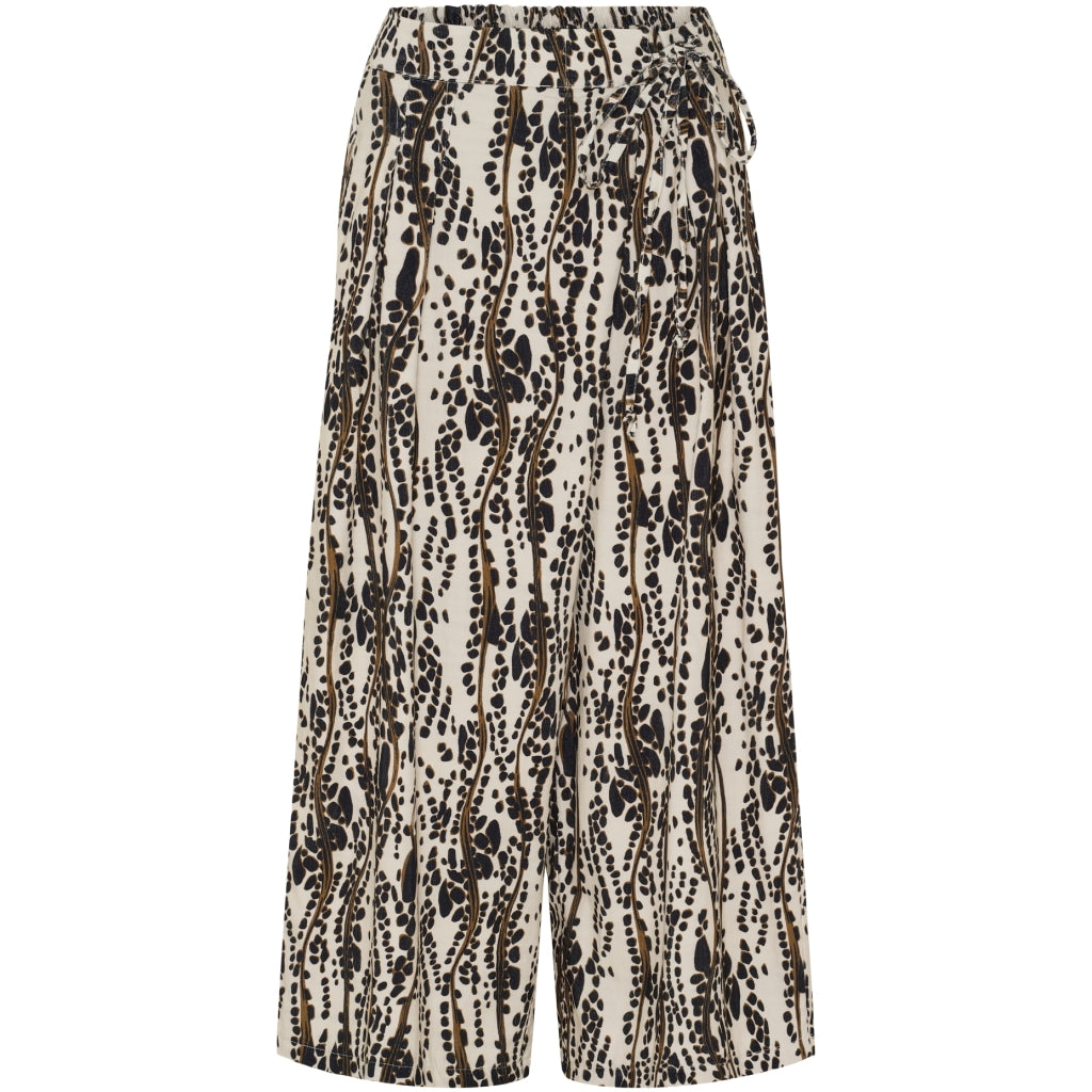 MARTA DU CHATEAU Marta du Chateau dame bukser MdcRoselyn 256244-3 Pant Nero Print