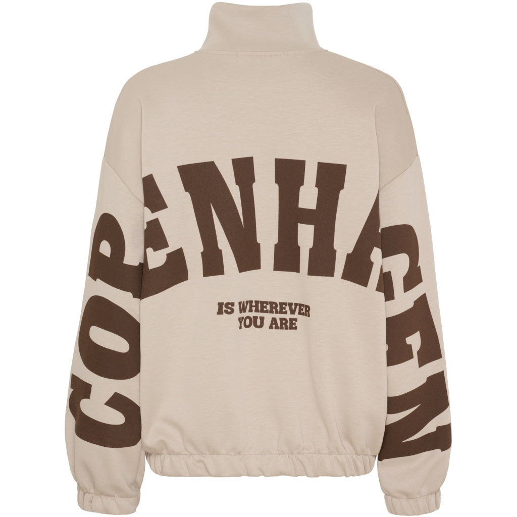 MARTA DU CHATEAU Marta du Chateau dame cardigan MdcNete 22669 Cardigan Beige/Moro