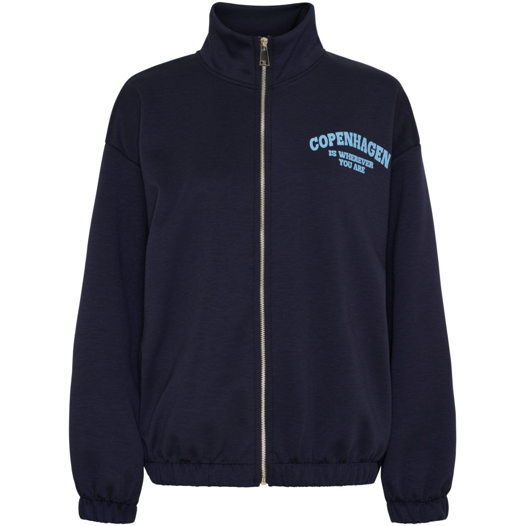 MARTA DU CHATEAU Marta du Chateau dame cardigan MdcNete 22669 Cardigan Navy/Sky