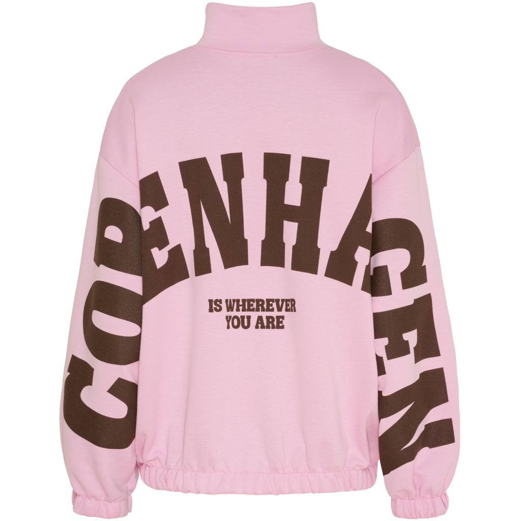 MARTA DU CHATEAU Marta du Chateau dame cardigan MdcNete 22669 Cardigan Pink/Brown