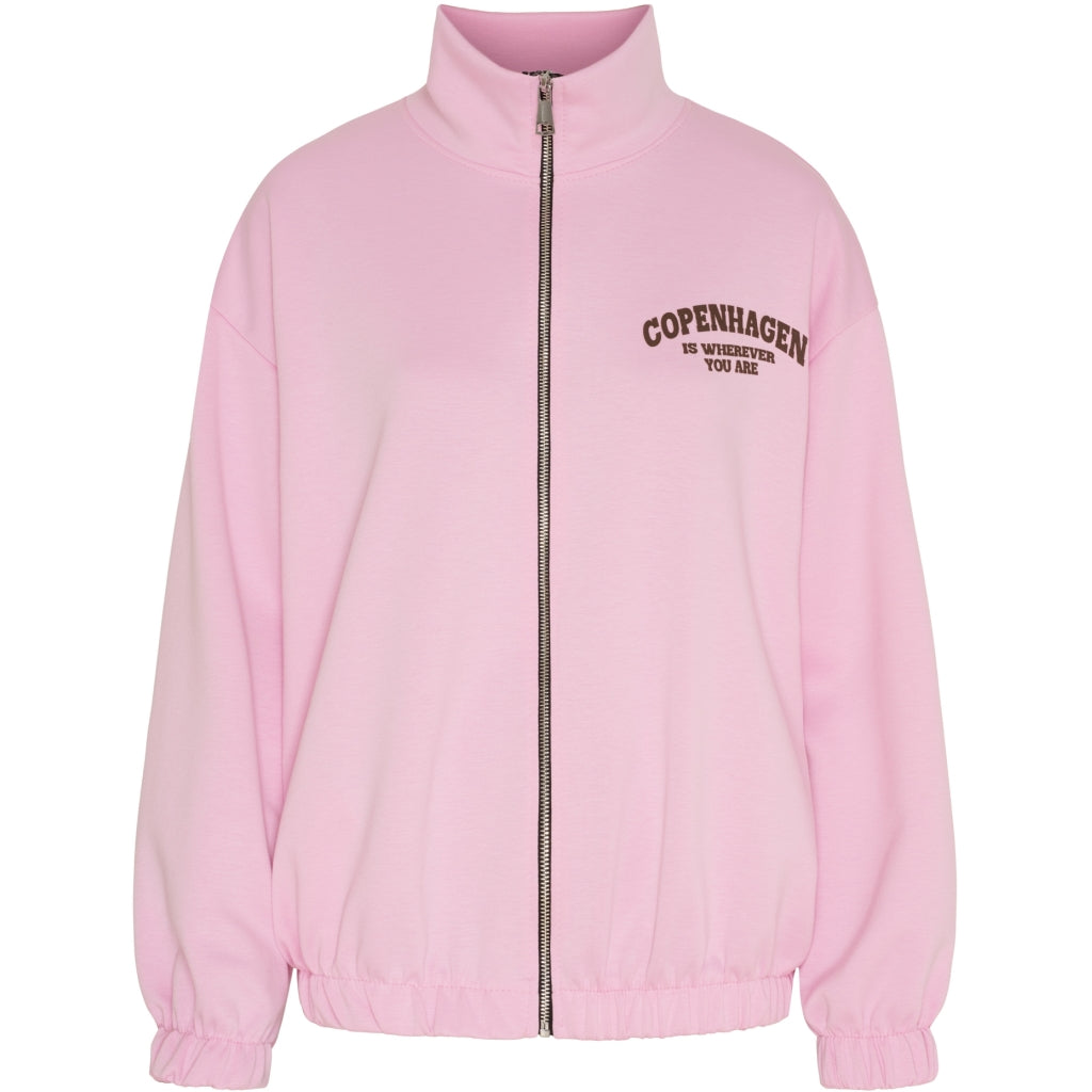 MARTA DU CHATEAU Marta du Chateau dame cardigan MdcNete 22669 Cardigan Pink/Brown