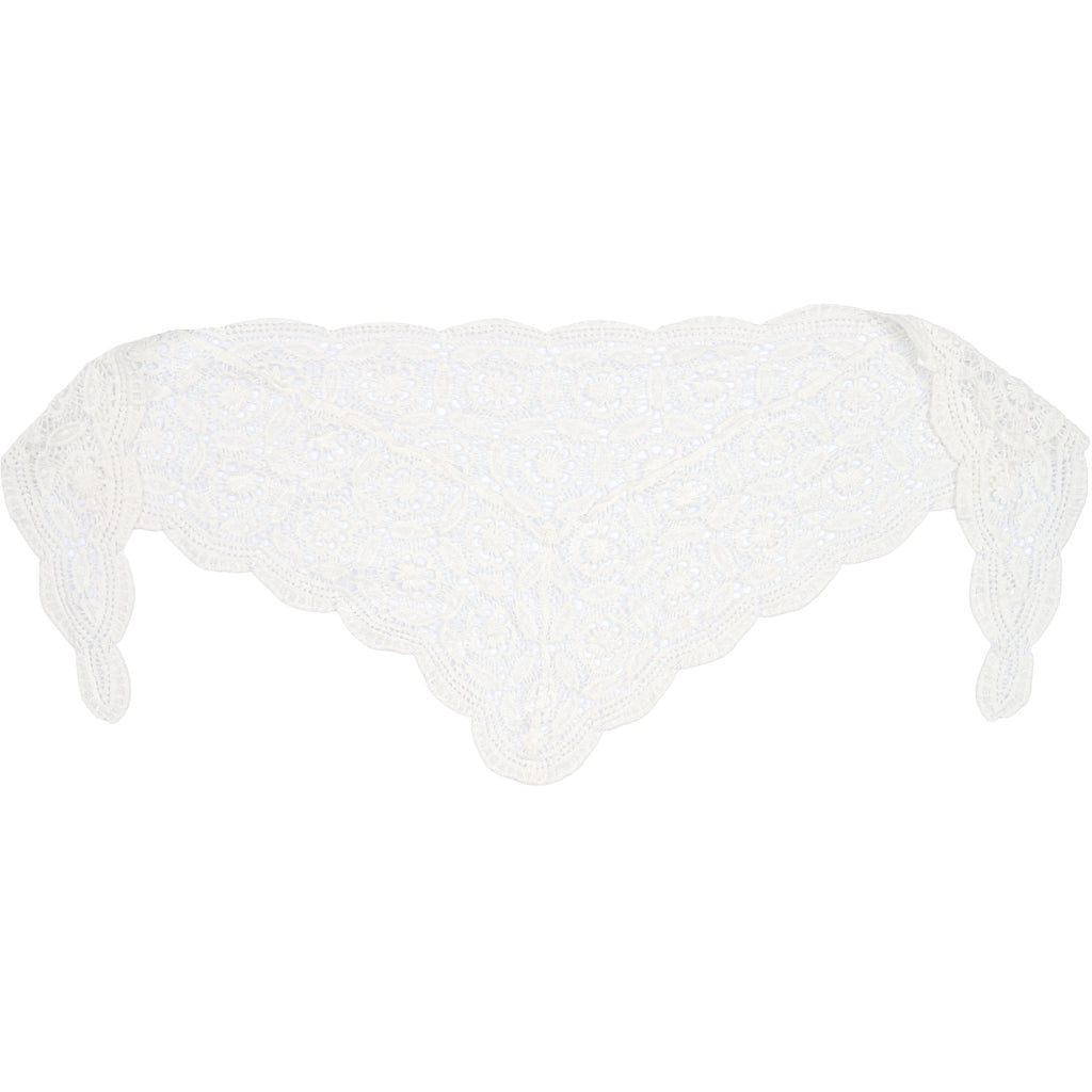 MARTA DU CHATEAU Marta du Chateau dame hofte tørklæde MdcZinnia BA-3510 Scarf White
