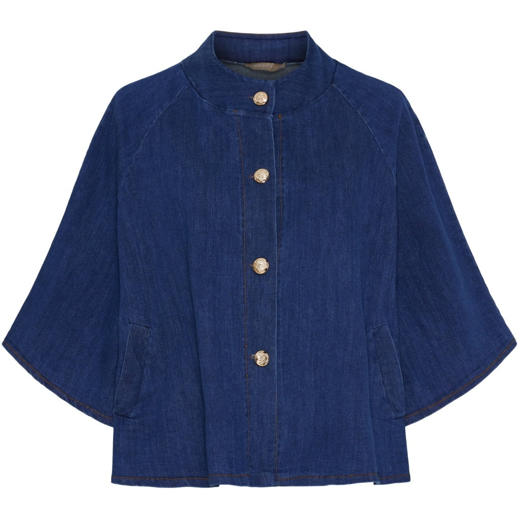 MARTA DU CHATEAU Marta du Chateau dame jakke MdcArwen 248370J Jacket Medium Blue