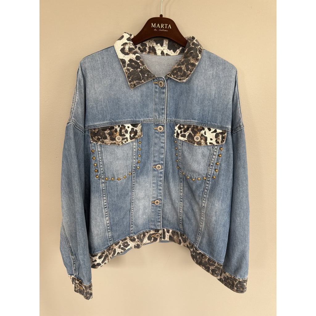 MARTA DU CHATEAU Marta du Chateau dame jakke MdcAshlyn SW1330 Jacket Denim