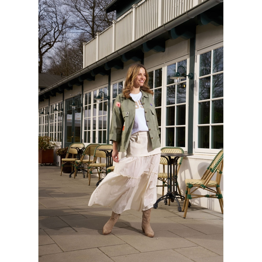 MARTA DU CHATEAU Marta du Chateau dame jakke MdcAstoria 8122 Jacket Military1011