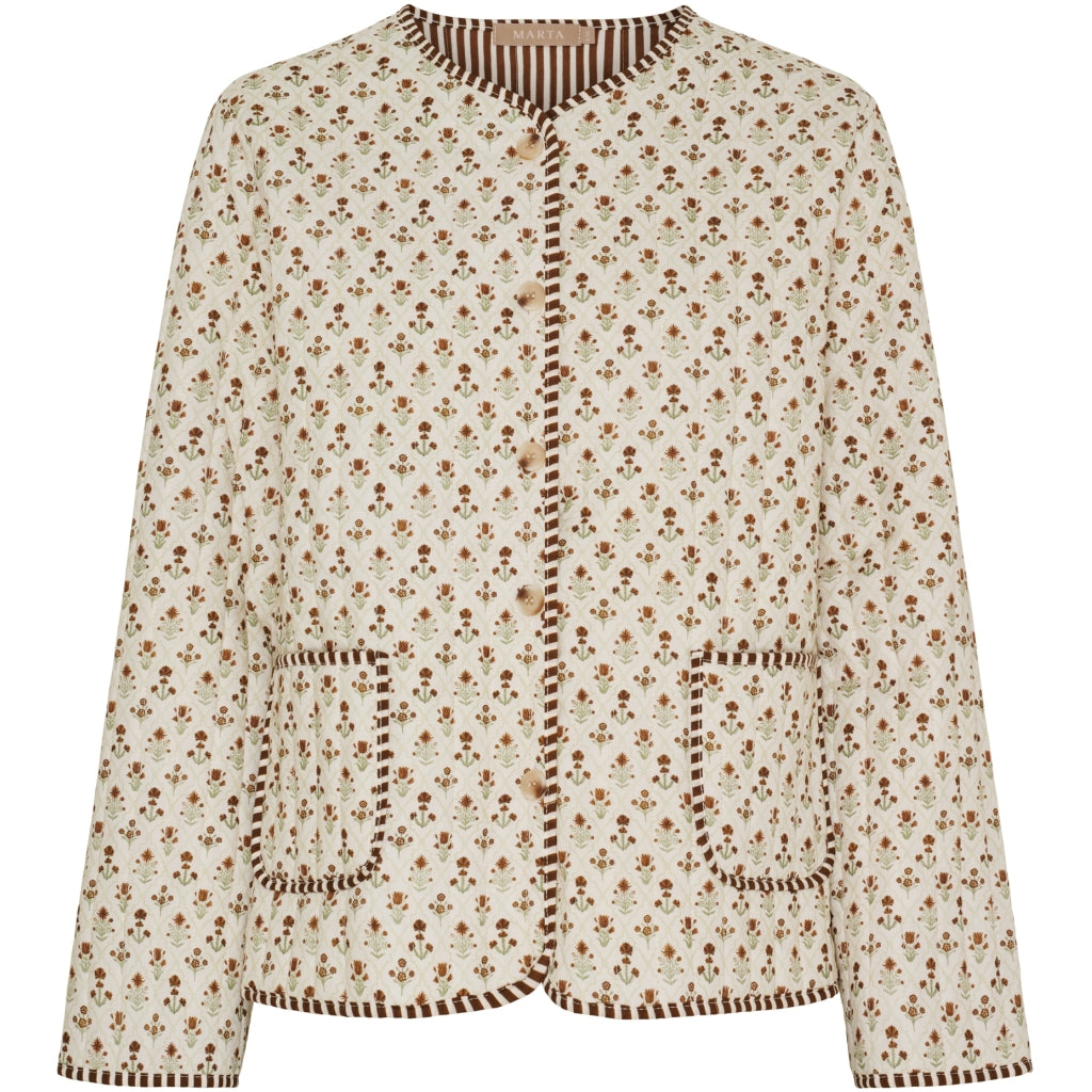 MARTA DU CHATEAU Marta du Chateau dame jakke MdcAvril 86567 Jacket BrownAB241V