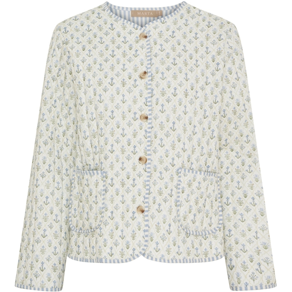 MARTA DU CHATEAU Marta du Chateau dame jakke MdcAvril 86567 Jacket LightBlueAB241V