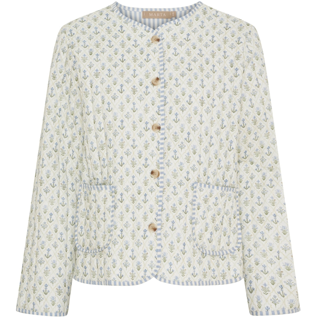 MARTA DU CHATEAU Marta du Chateau dame jakke MdcAvril 86567 Jacket Light blue
