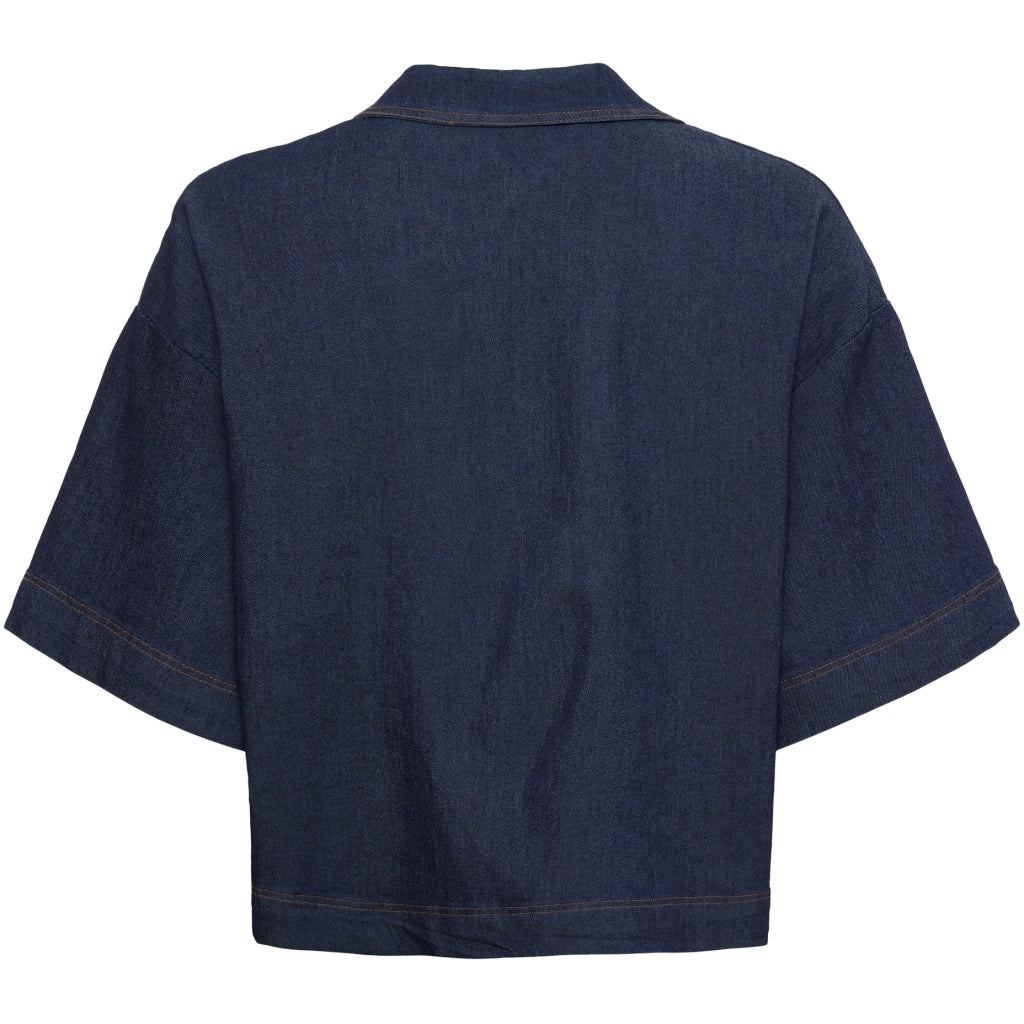MARTA DU CHATEAU Marta du Chateau dame jakke MdcBelisa SW38872M Jacket Dark denim