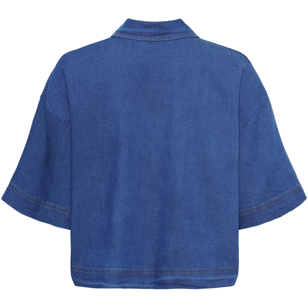 MARTA DU CHATEAU Marta du Chateau dame jakke MdcBelisa SW38872M Jacket Medium Blue