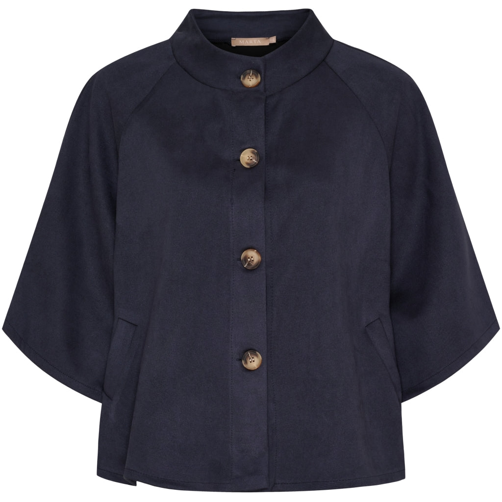 MARTA DU CHATEAU Marta du Chateau dame jakke MdcBritta 248370PL Jacket Navy4