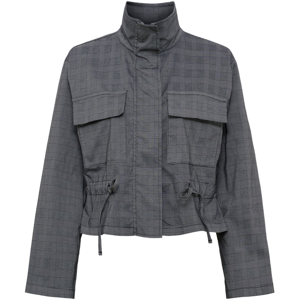 MARTA DU CHATEAU Marta du Chateau dame jakke MdcDawn 52237M Jacket Blue Check