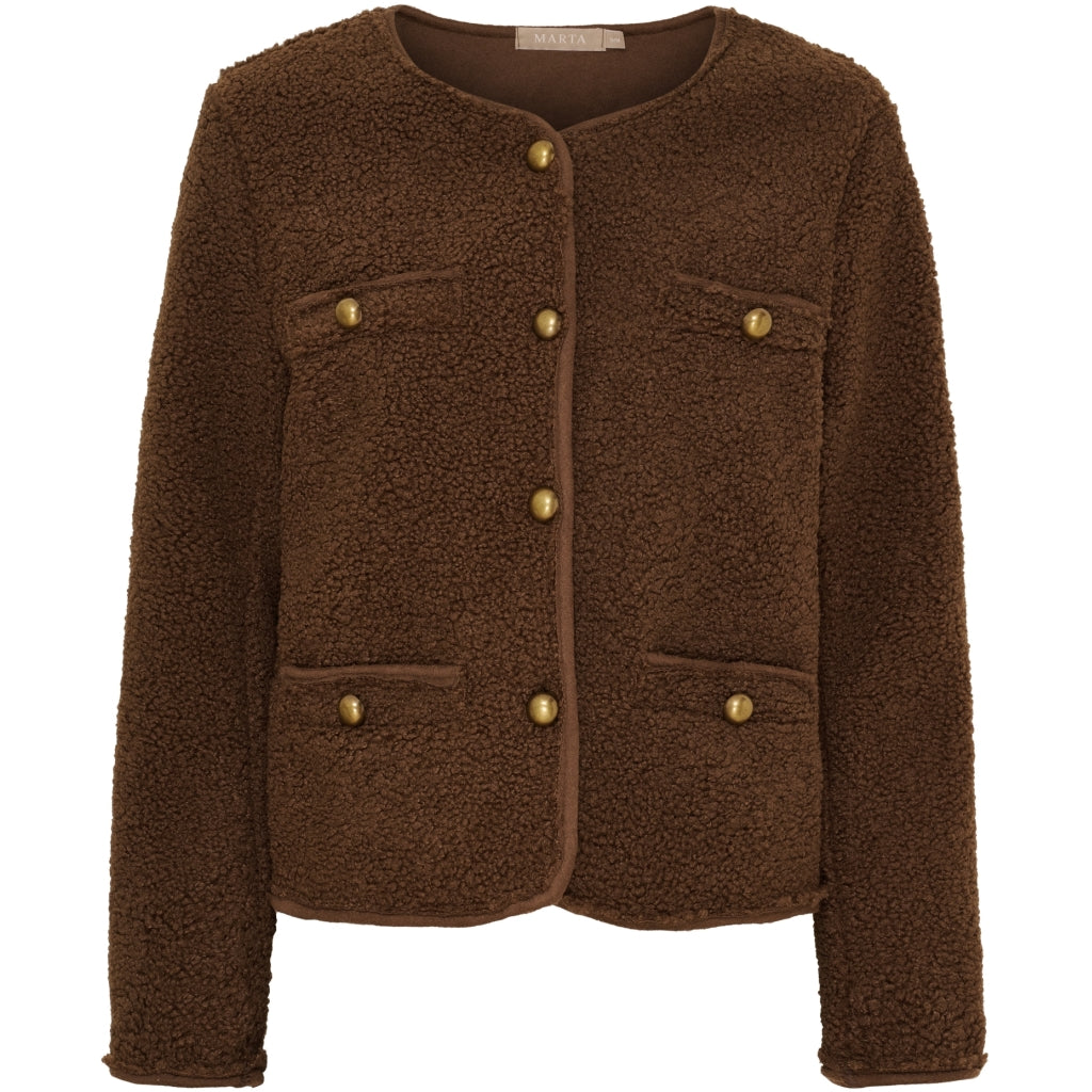 MARTA DU CHATEAU Marta du Chateau dame jakke MdcFrost 258949 Jacket Moro
