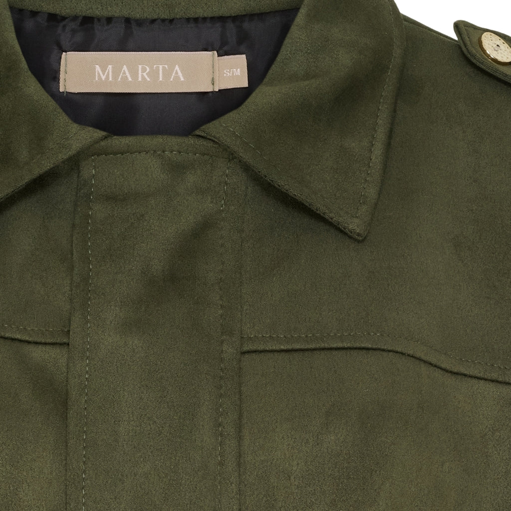 MARTA DU CHATEAU Marta du Chateau dame jakke MdcKamelia 7821 Jacket Military