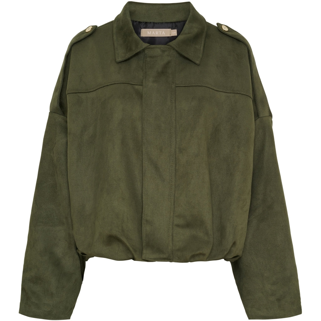 MARTA DU CHATEAU Marta du Chateau dame jakke MdcKamelia 7821 Jacket Military