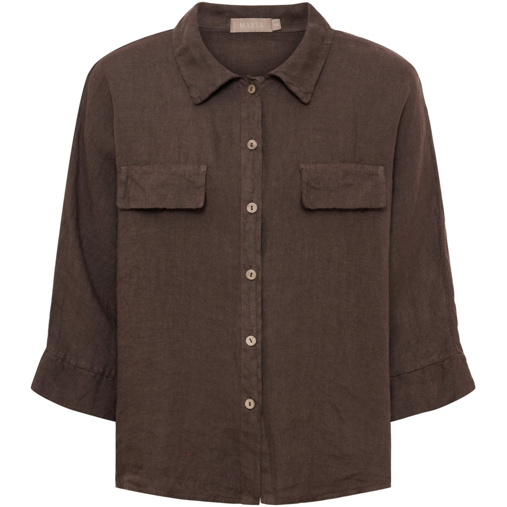MARTA DU CHATEAU Marta du Chateau dame jakke MdcMalisa 268435 Jacket Mocha93913