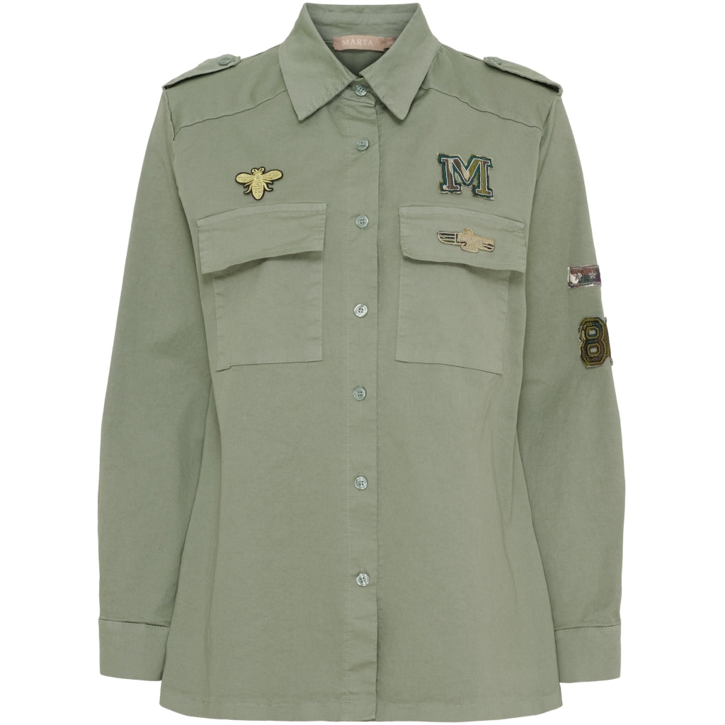 MARTA DU CHATEAU Marta du Chateau dame jakke MdcMillie 5083 Jacket Military1011