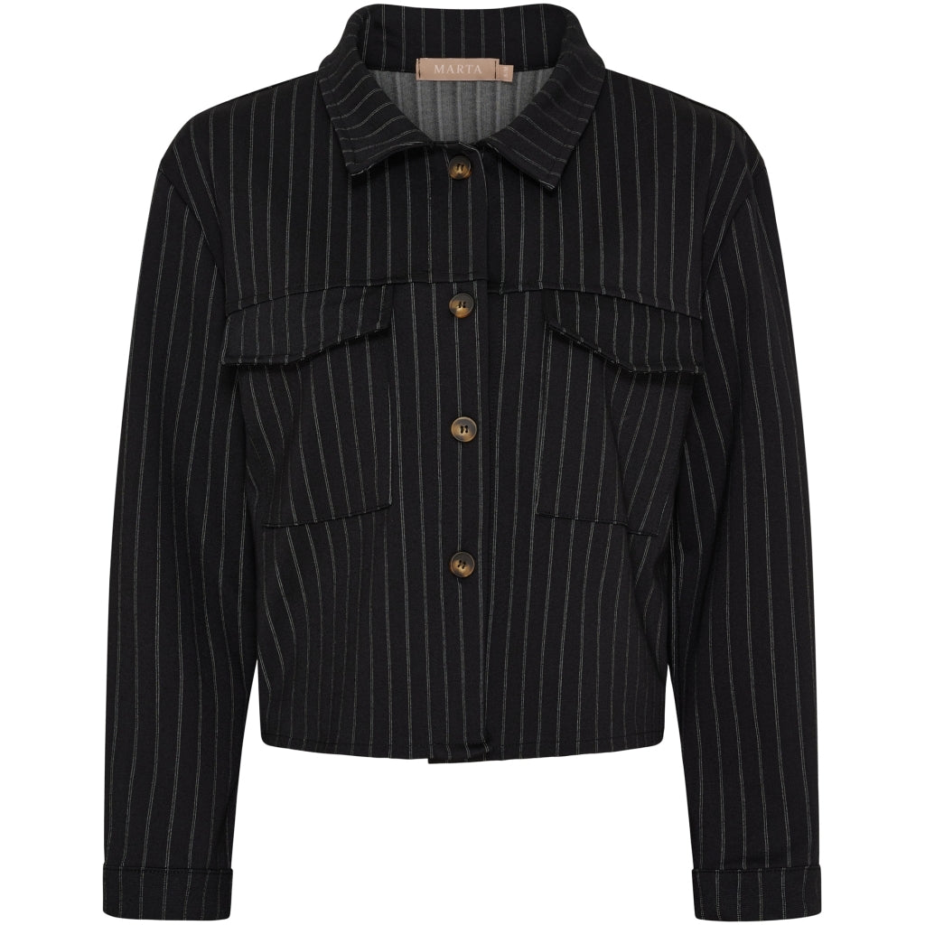 MARTA DU CHATEAU Marta du Chateau dame jakke MdcOpal 83769 Jacket Black6