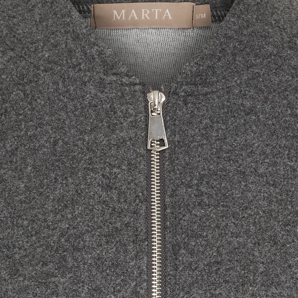 MARTA DU CHATEAU Marta du Chateau dame jakke MdcPia 55136M Jacket Grigio10