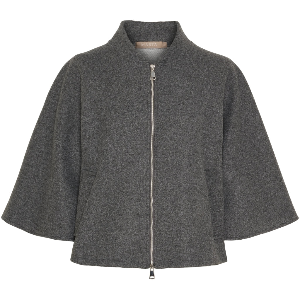 MARTA DU CHATEAU Marta du Chateau dame jakke MdcPia 55136M Jacket Grigio10