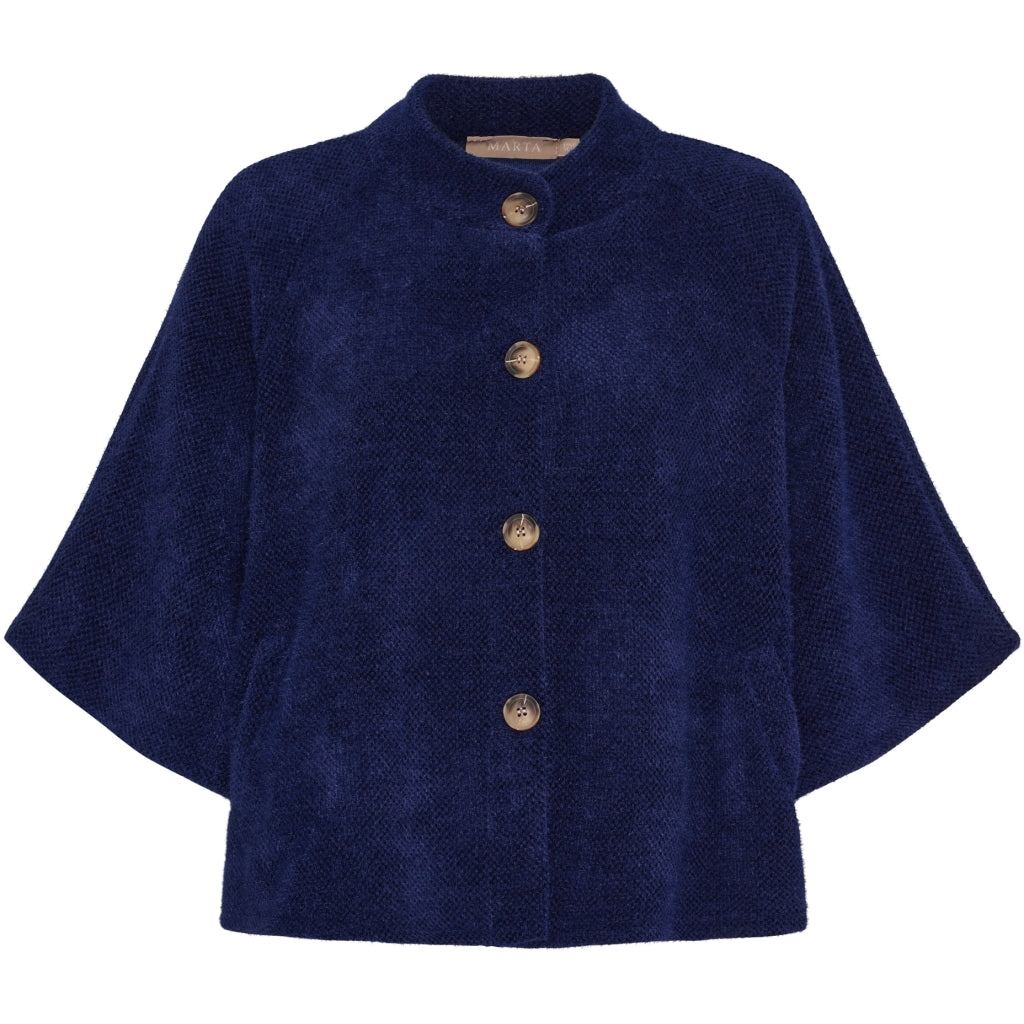 MARTA DU CHATEAU Marta du Chateau dame jakke MdcThunder 248370 Jacket Navy4