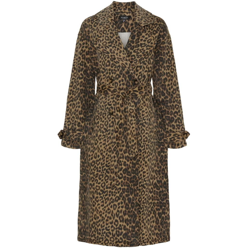 MARTA DU CHATEAU Marta du Chateau dame jakke MdcVilaJeans Mdc189-V8206 Jacket Leopard