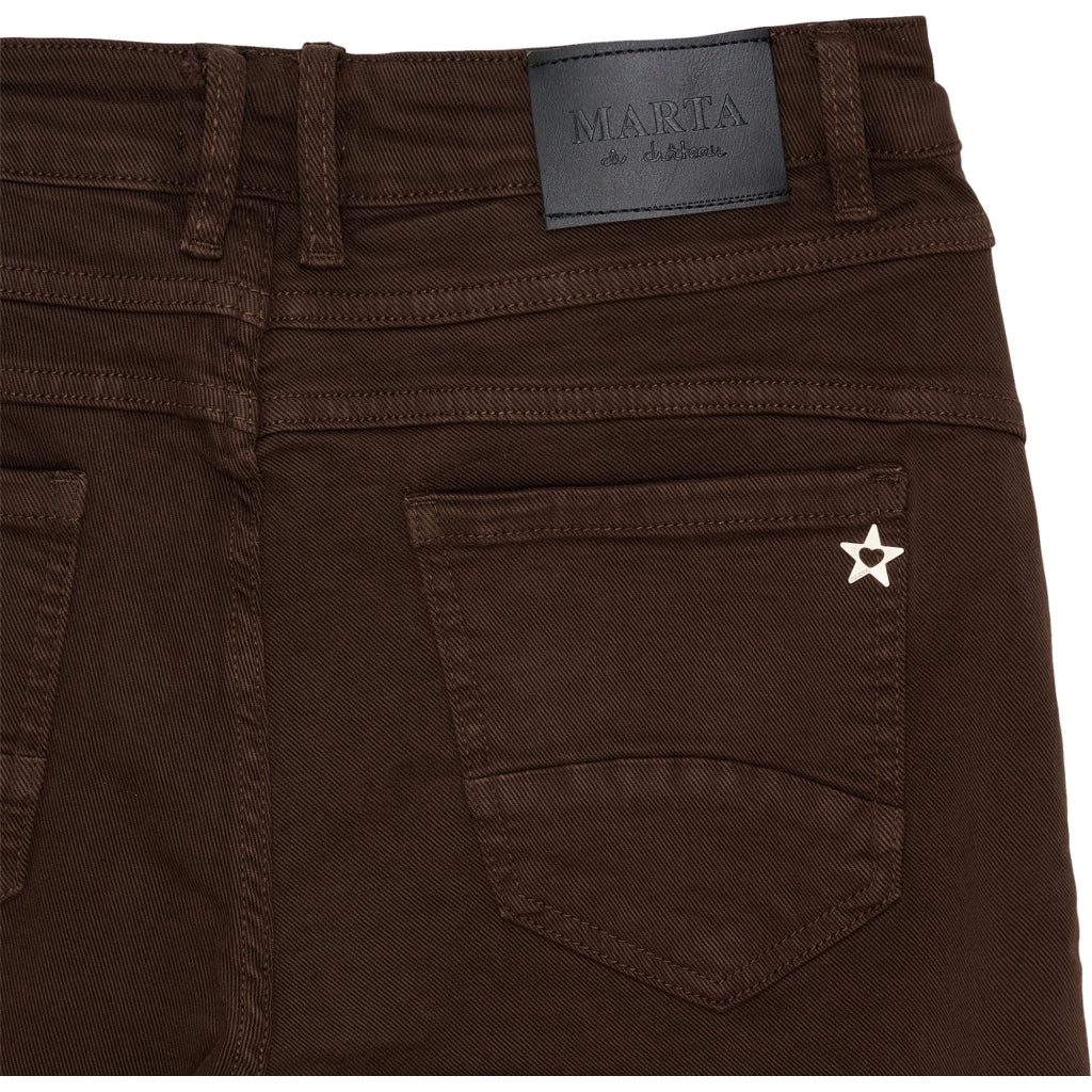 MARTA DU CHATEAU Marta du Chateau dame jeans MdcNora MDC229-8711 Jeans Brown