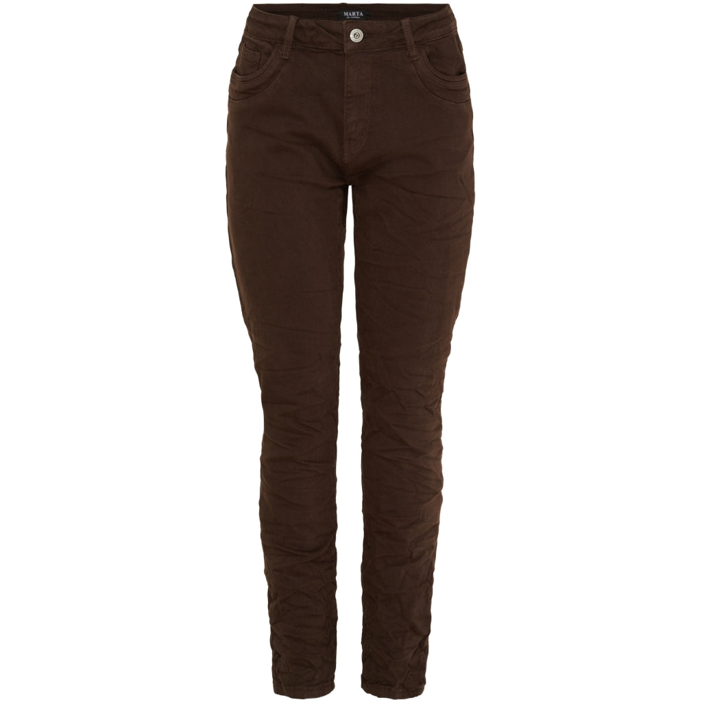 MARTA DU CHATEAU Marta du Chateau dame jeans MdcNora MDC229-8711 Jeans Brown