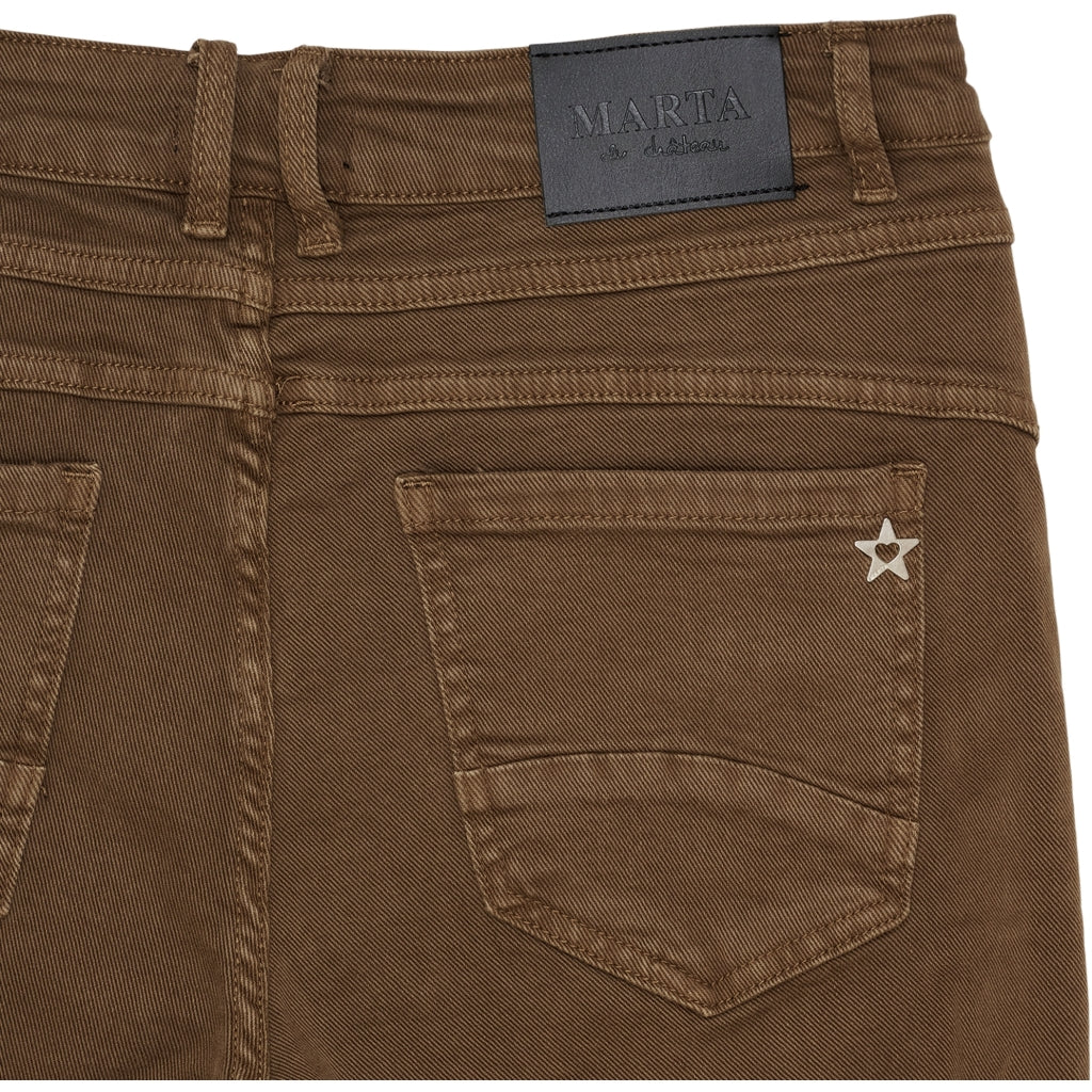 MARTA DU CHATEAU Marta du Chateau dame jeans MdcNora MDC229-8711 Jeans Camel