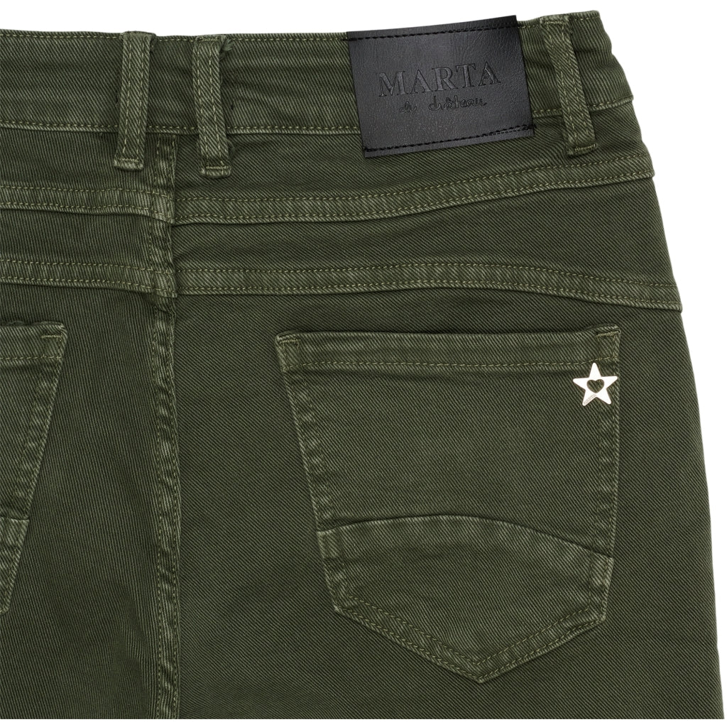 MARTA DU CHATEAU Marta du Chateau dame jeans MdcNora MDC229-8711 Jeans Military